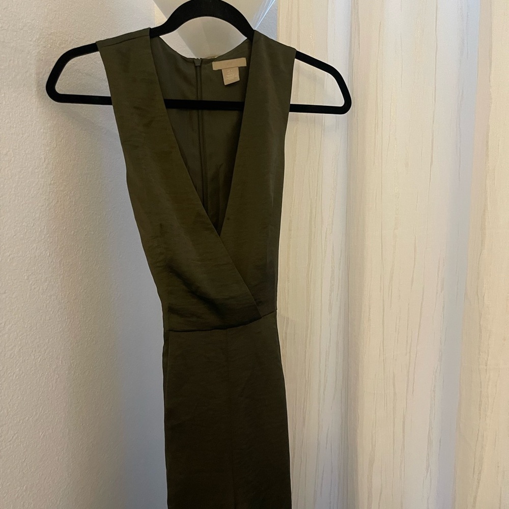 H&M Olive Jumpsuit